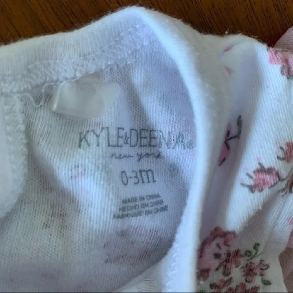 NFS.  Kyle & Deena lavender tutu onesie 0-3 months